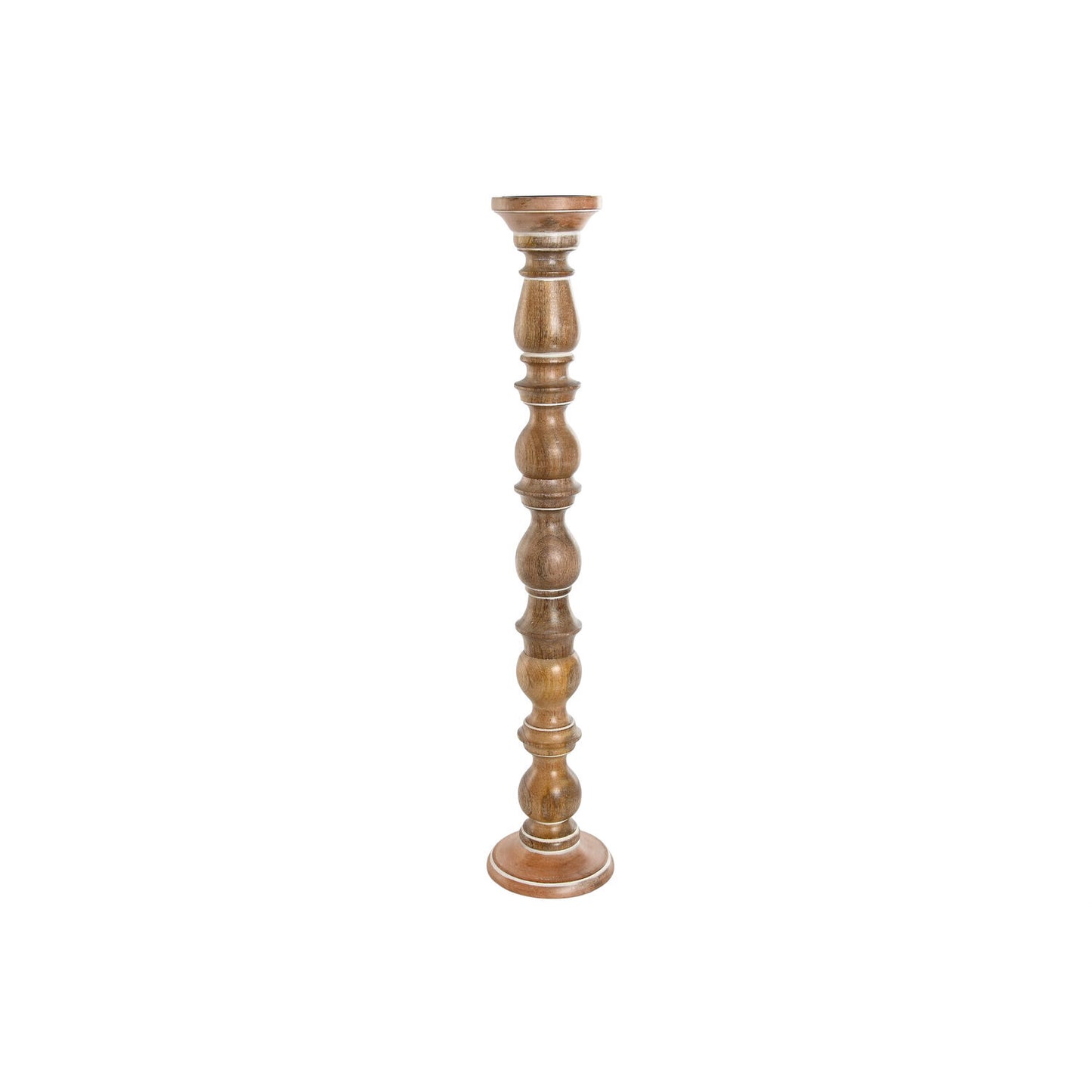 CANDELABRO MANGO 15X15X76 DESMONTABLE NATURAL