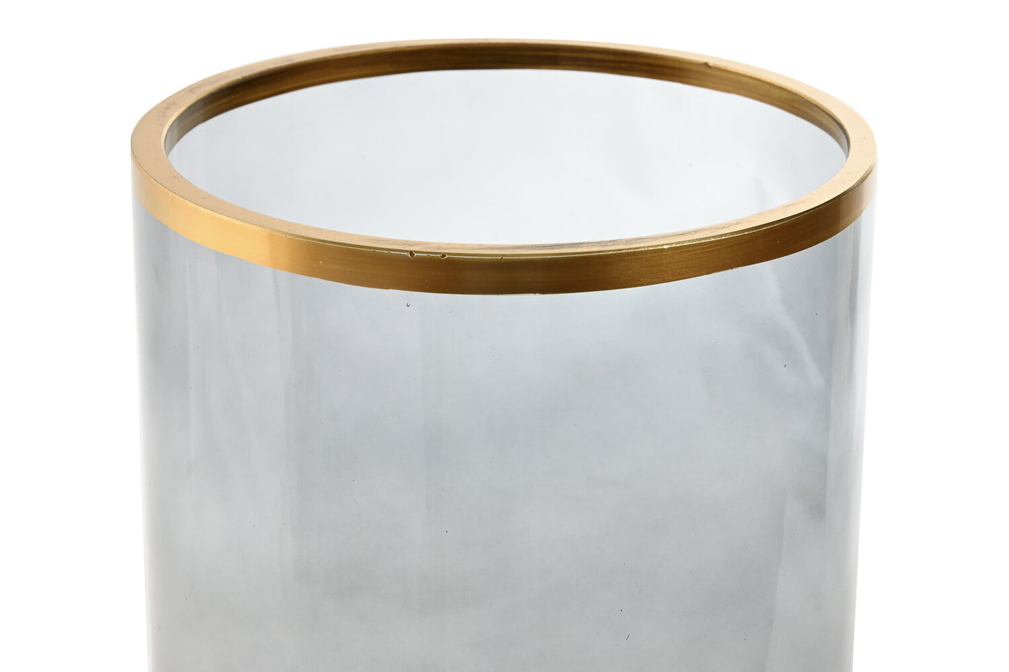 PORTAVELA CRISTAL 21X21X35 TRANSPARENTE