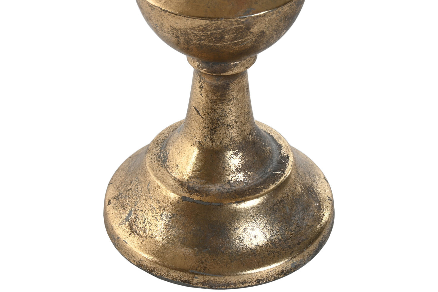 CANDELABRO METAL 38:5X38:5X80 5BRAZOS DORADO