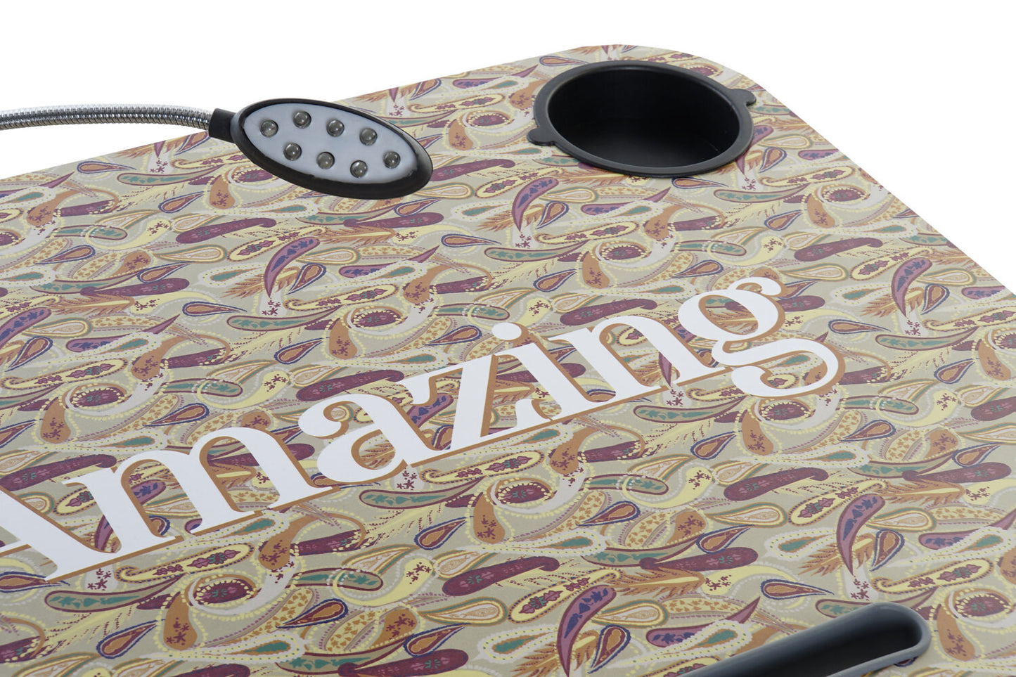 BANDEJA LED PVC 48X38X7 PAISLEY BEIGE