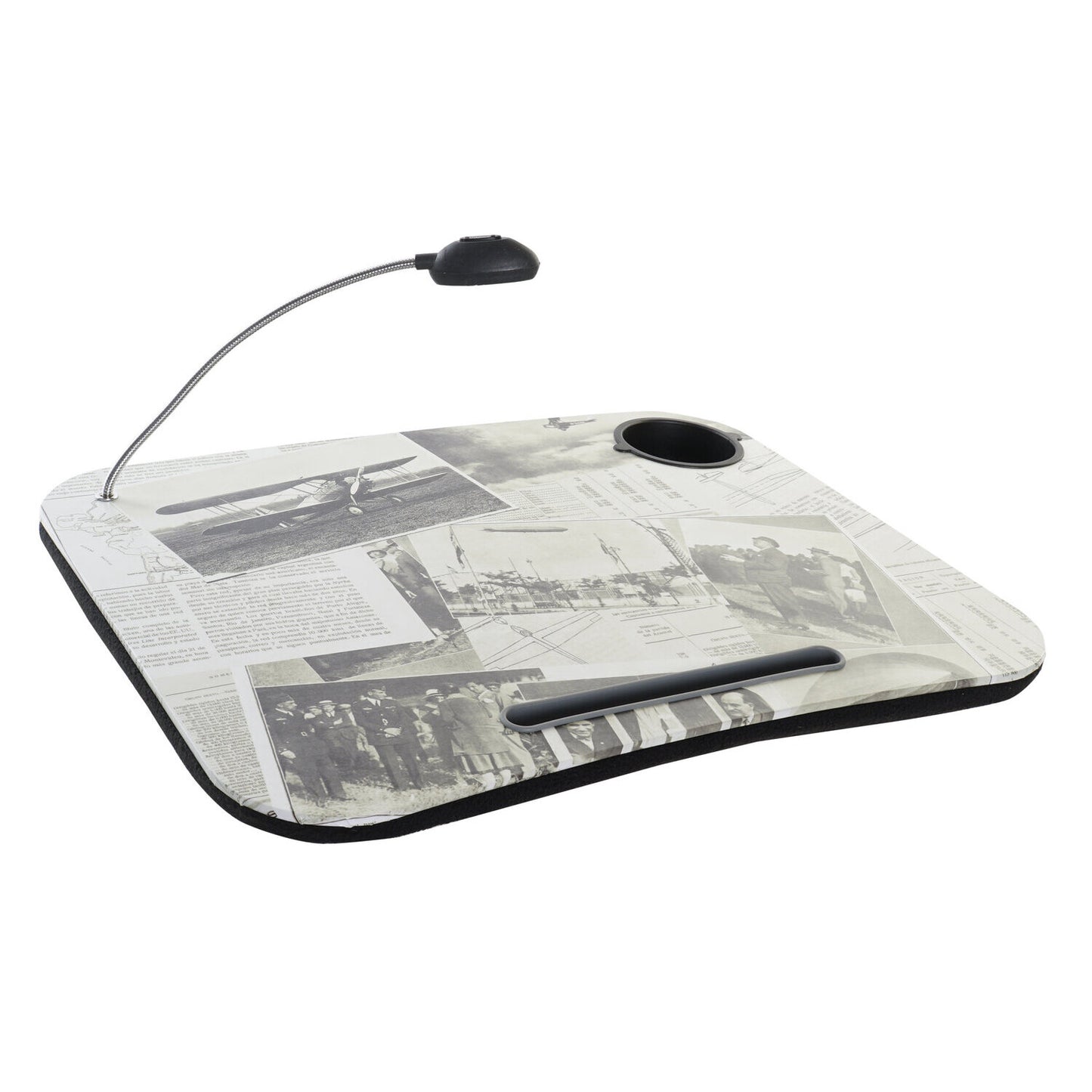 BANDEJA LED PVC 48X38X7 PLANOS AVIACION BLANCO