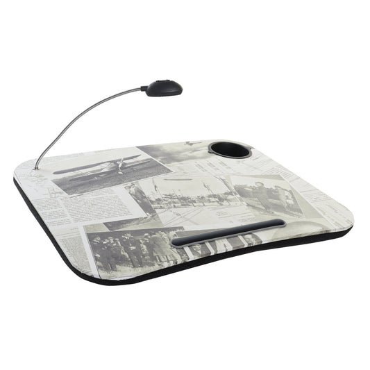 BANDEJA LED PVC 48X38X7 PLANOS AVIACION BLANCO