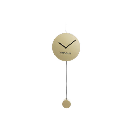 RELOJ PARED HIERRO 22X5:5X60 PENDULO DORADO
