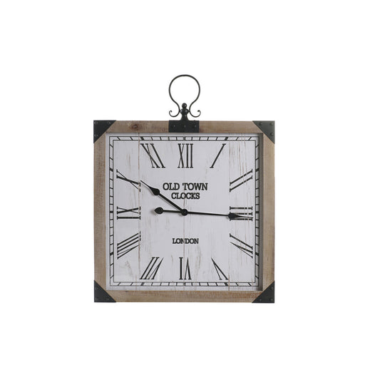 RELOJ PARED HIERRO MDF 60X4:5X75 BLANCO