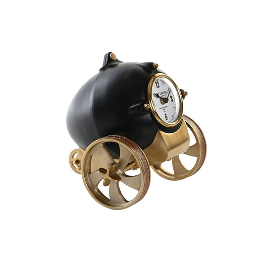 RELOJ SOBREMESA ALUMINIO RESINA 20:5X20:5X21:5