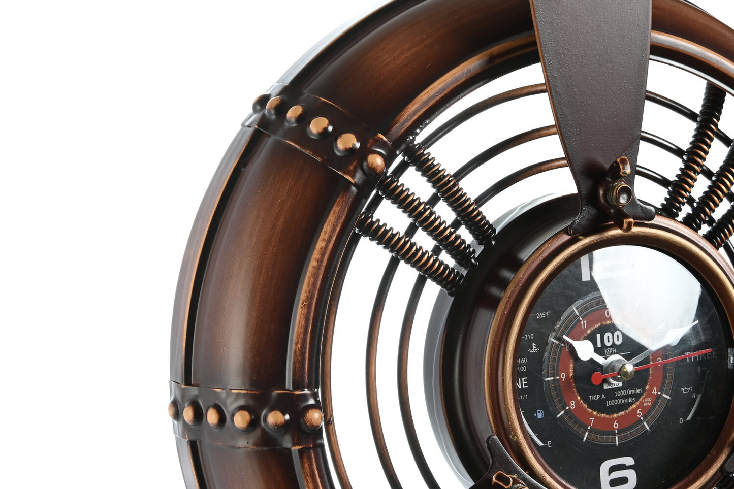 RELOJ PARED METAL PVC 75:5X8X75 HELICE COBRIZO