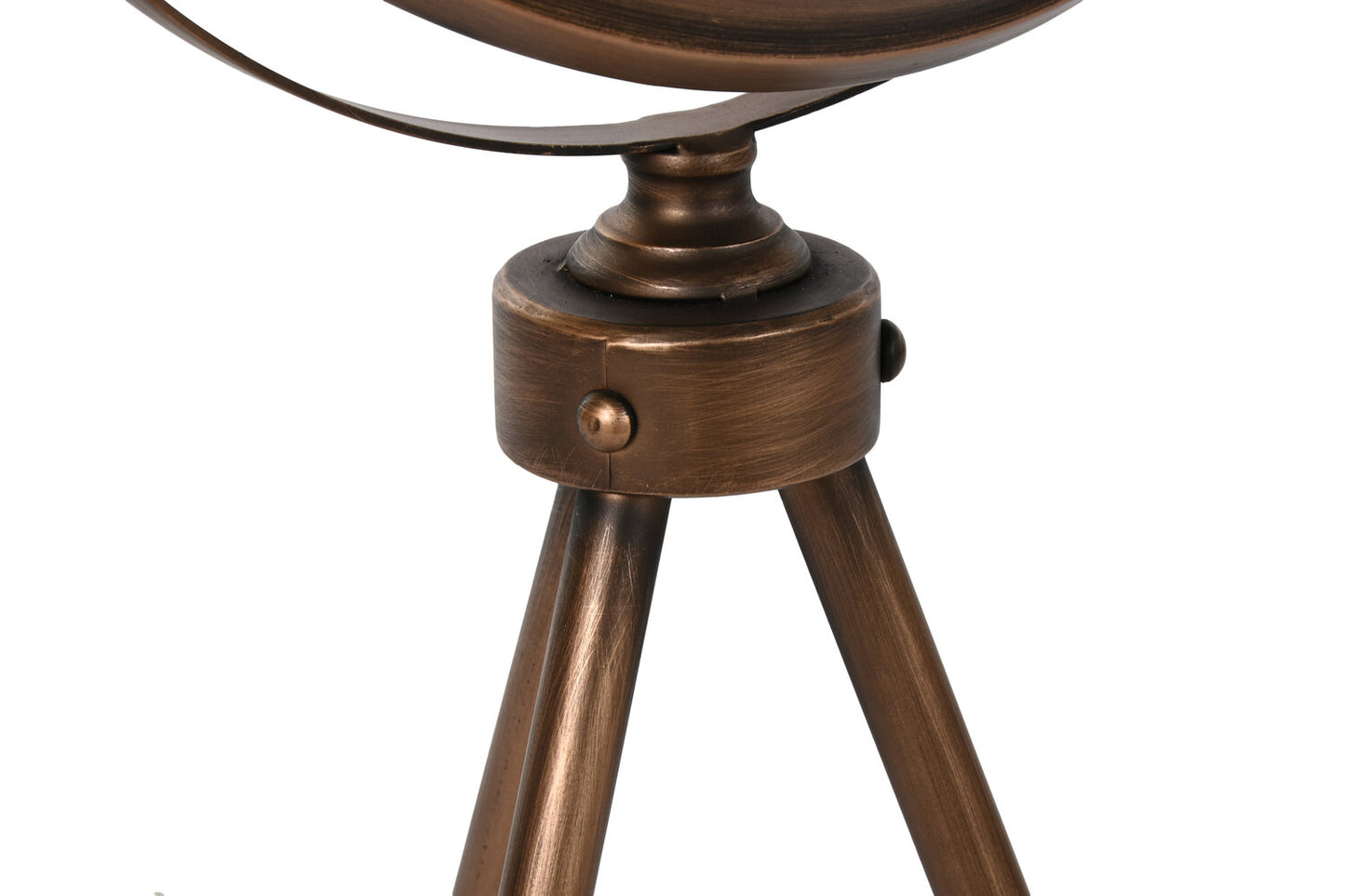 RELOJ PIE METAL CRISTAL 43X30X85 MOVIMIENTO DORADO