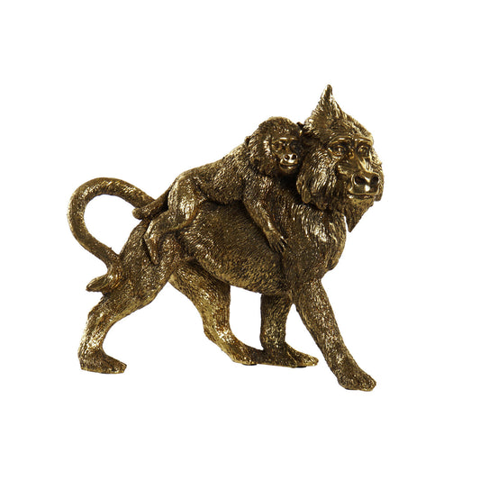 FIGURA RESINA 21X8:5X18:5 MONOS DORADO