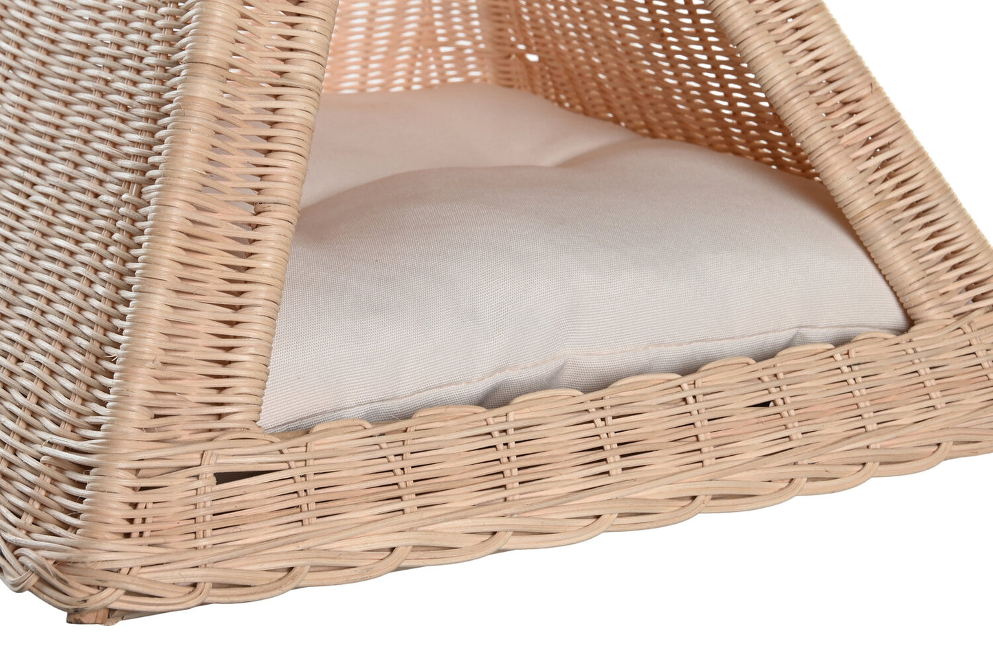 CAMA MASCOTA RATAN 45X45X45 NATURAL