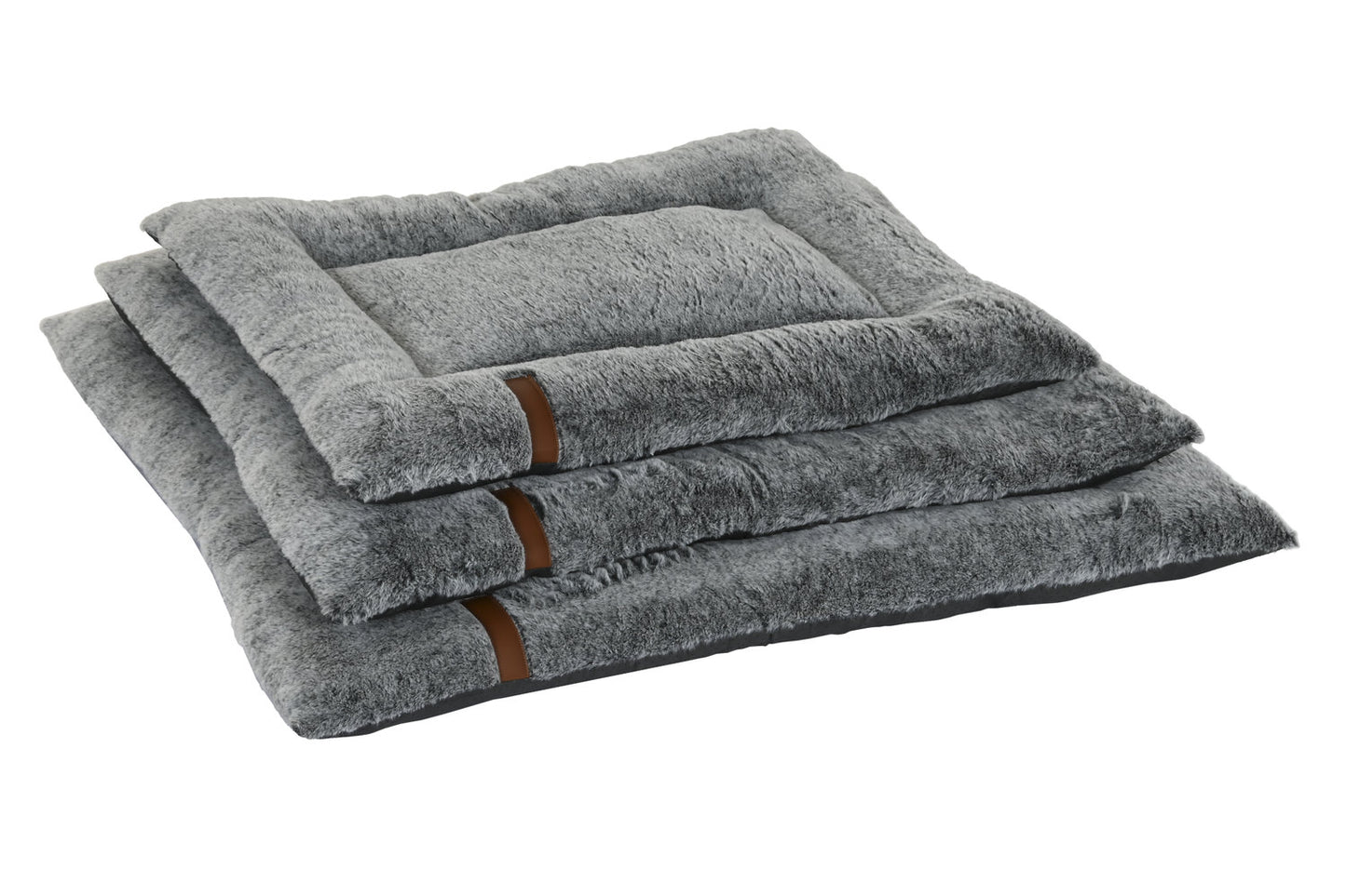 CAMA MASCOTA SET 3 POLIESTER 86X69X7 GRIS CLARO