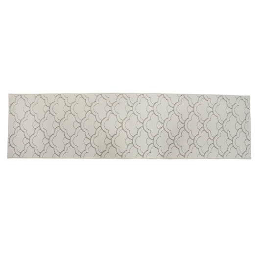 ALFOMBRA POLIESTER 60X240X1 900 GSM: NUBES BLANCO