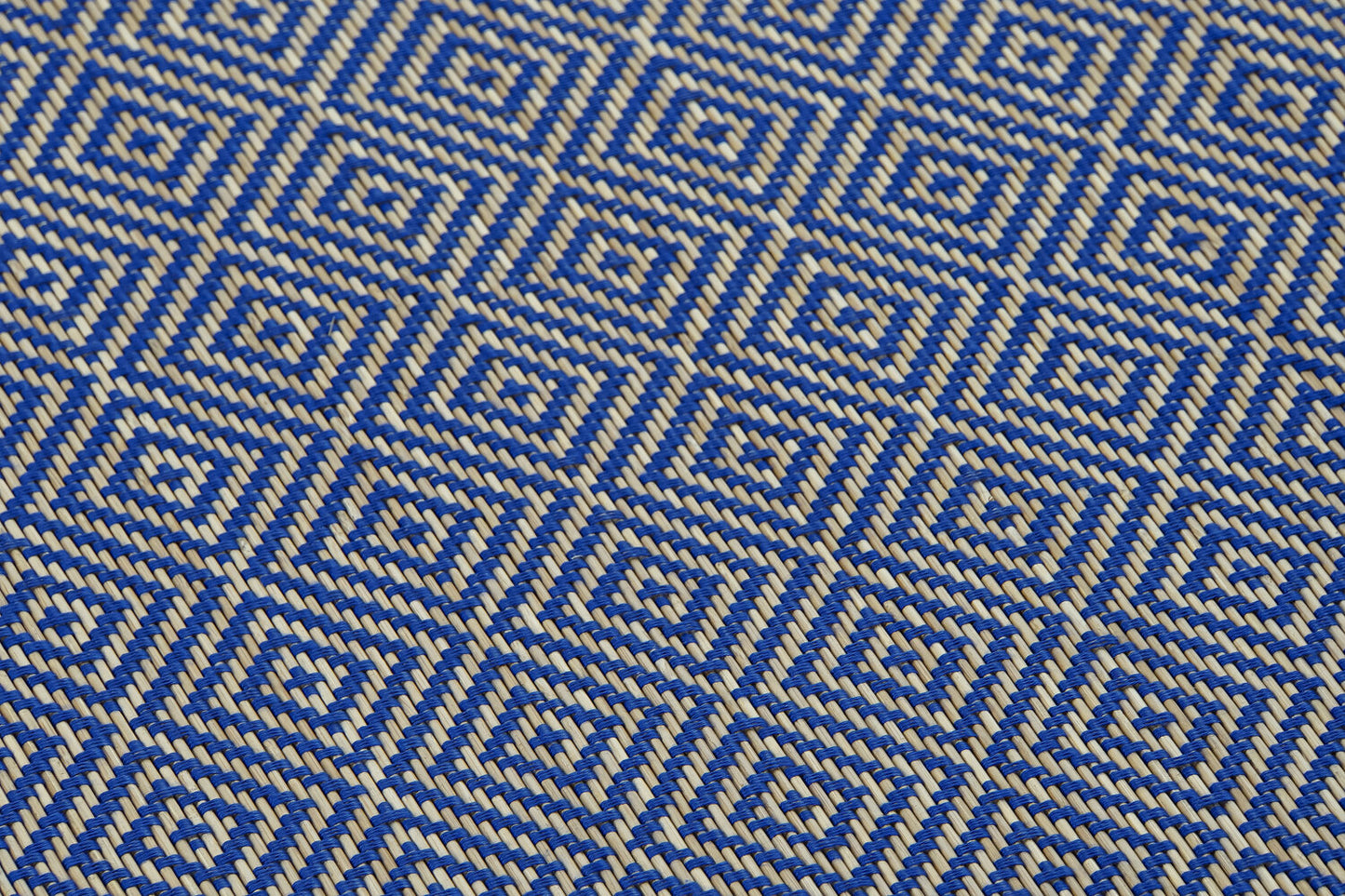 ALFOMBRA BAMBU 200X290X0:5 GEOMETRICO AZUL