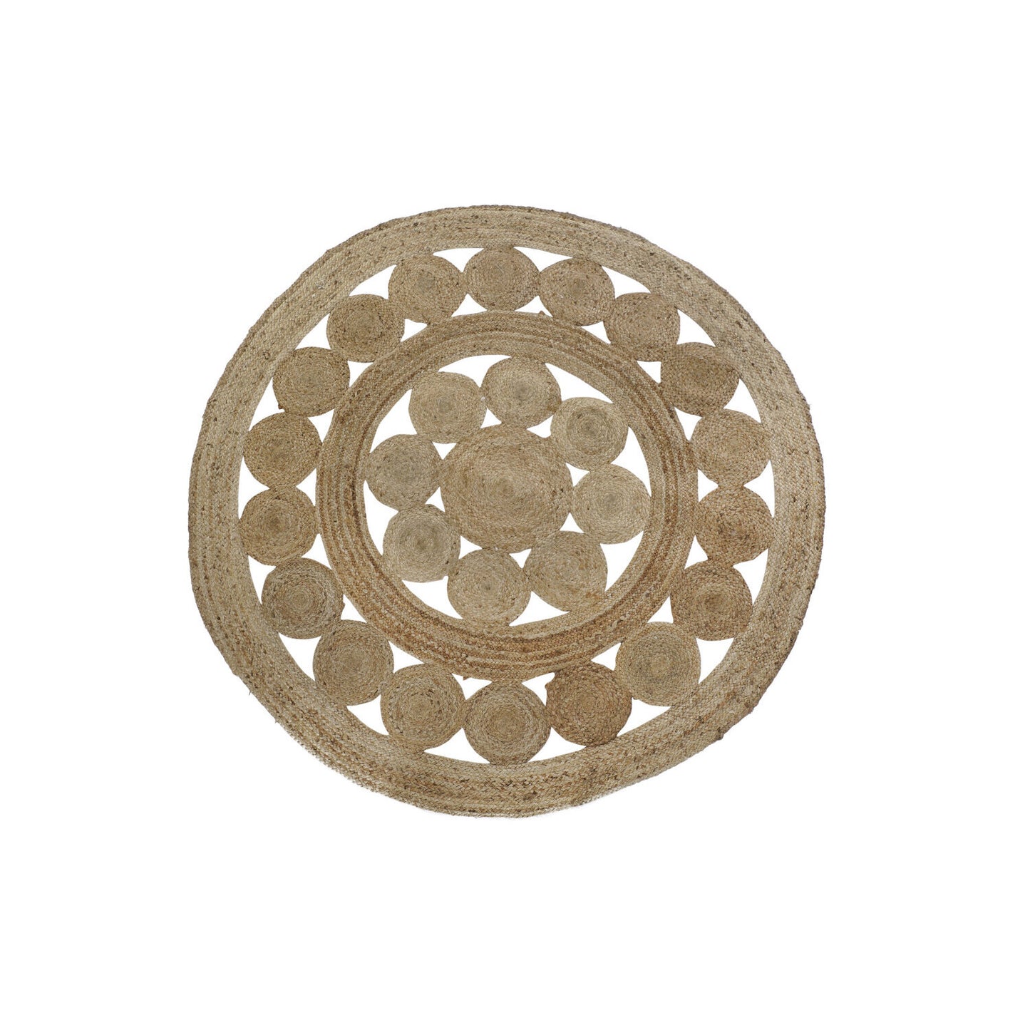 ALFOMBRA YUTE 200X200X0:5 2100 GSM: NATURAL