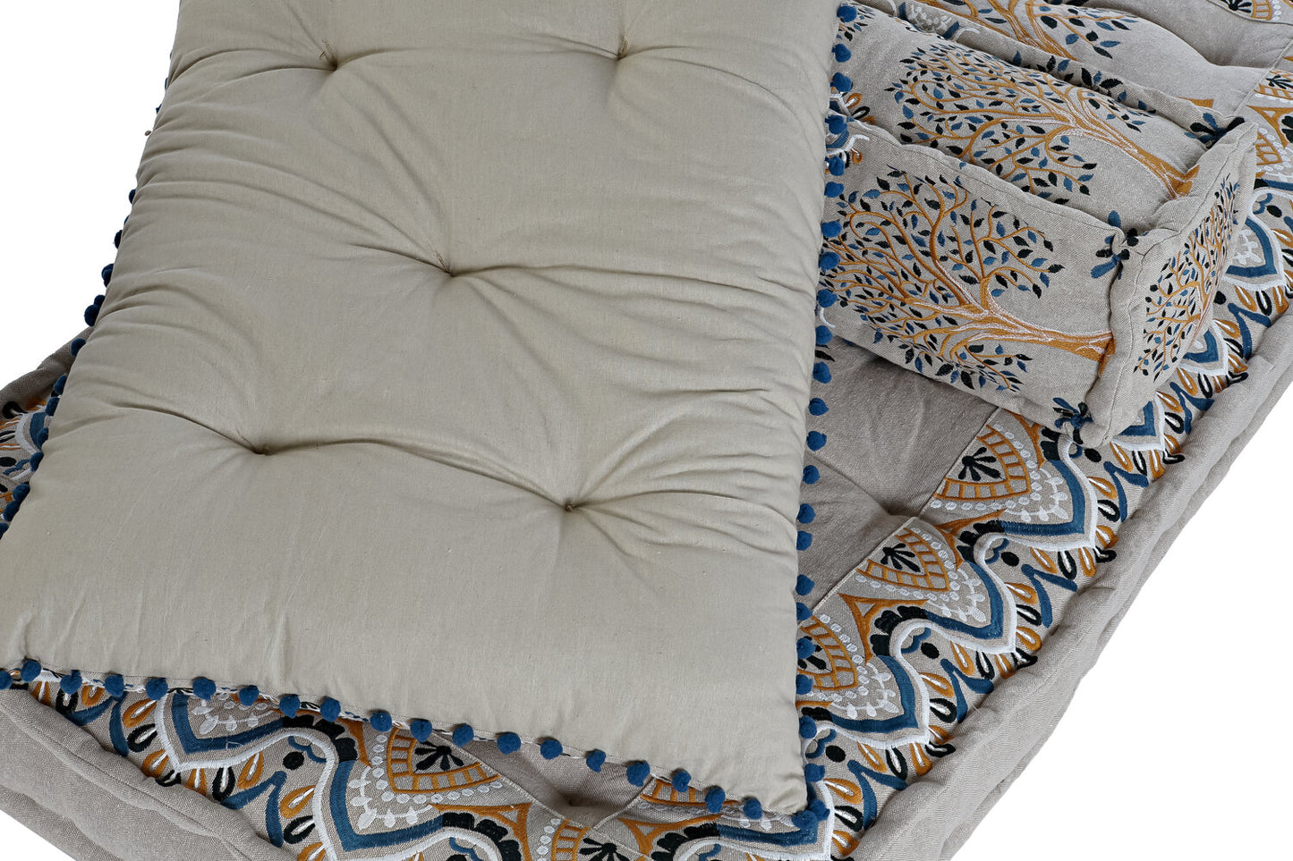 SILLON SET 4 ALGODON 145X76X1 ARBOL DESGASTADO