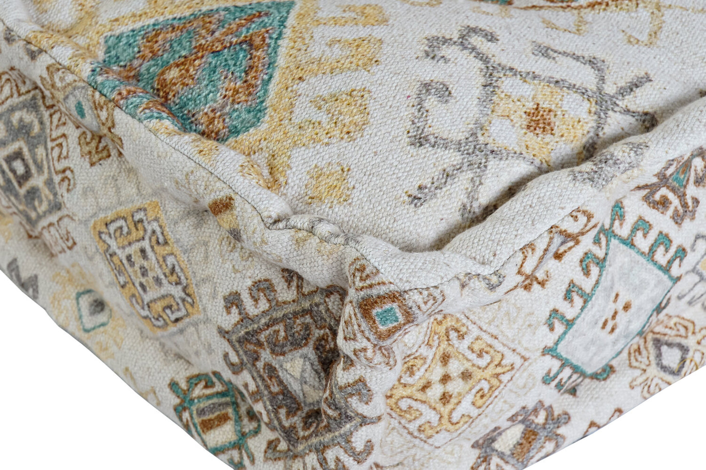 SILLON SET 4 ALGODON 145X76X13 DESGASTADO BEIGE