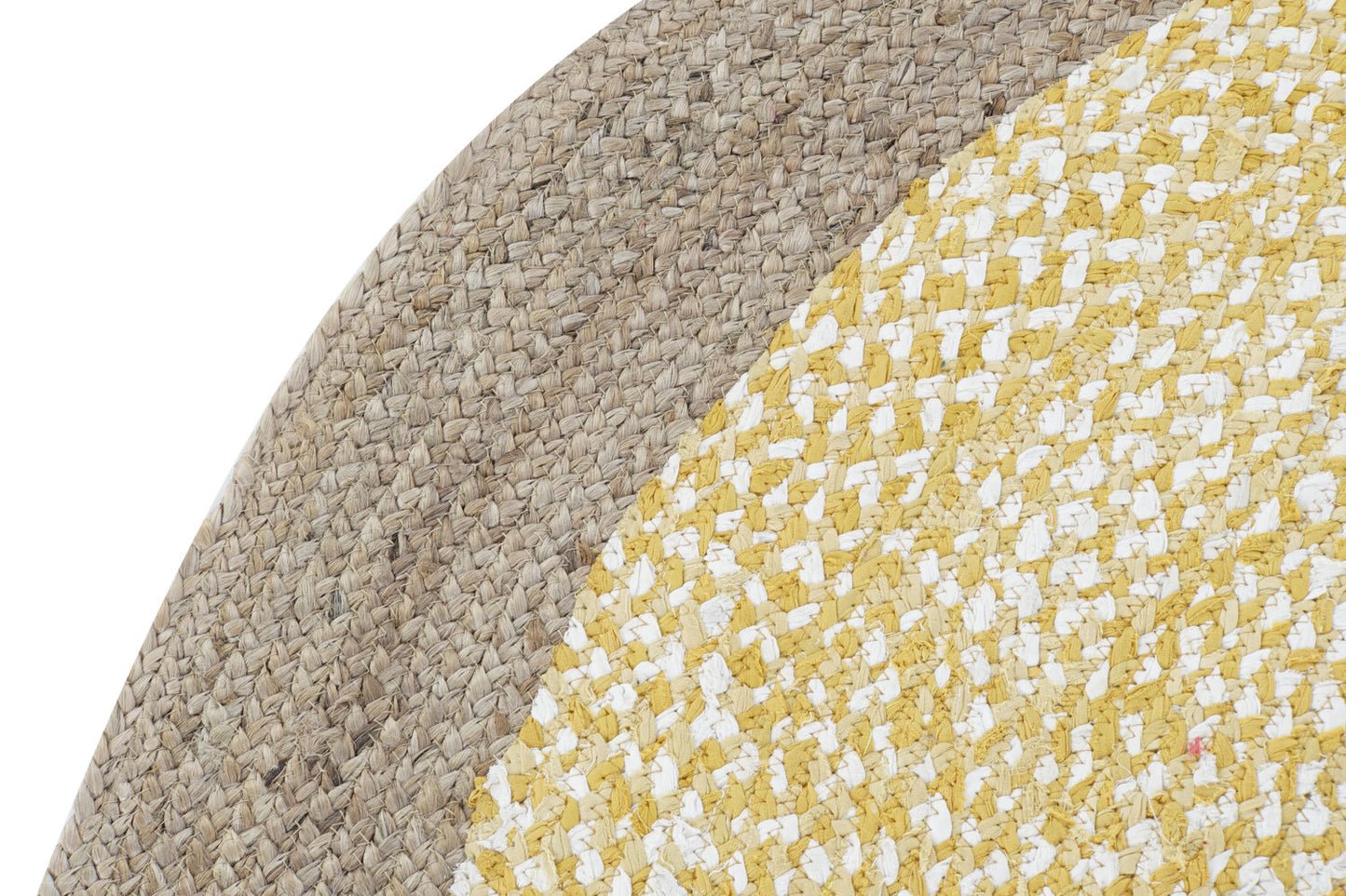 ALFOMBRA ALGODON YUTE 148X148X1 2300 GSM NATURAL