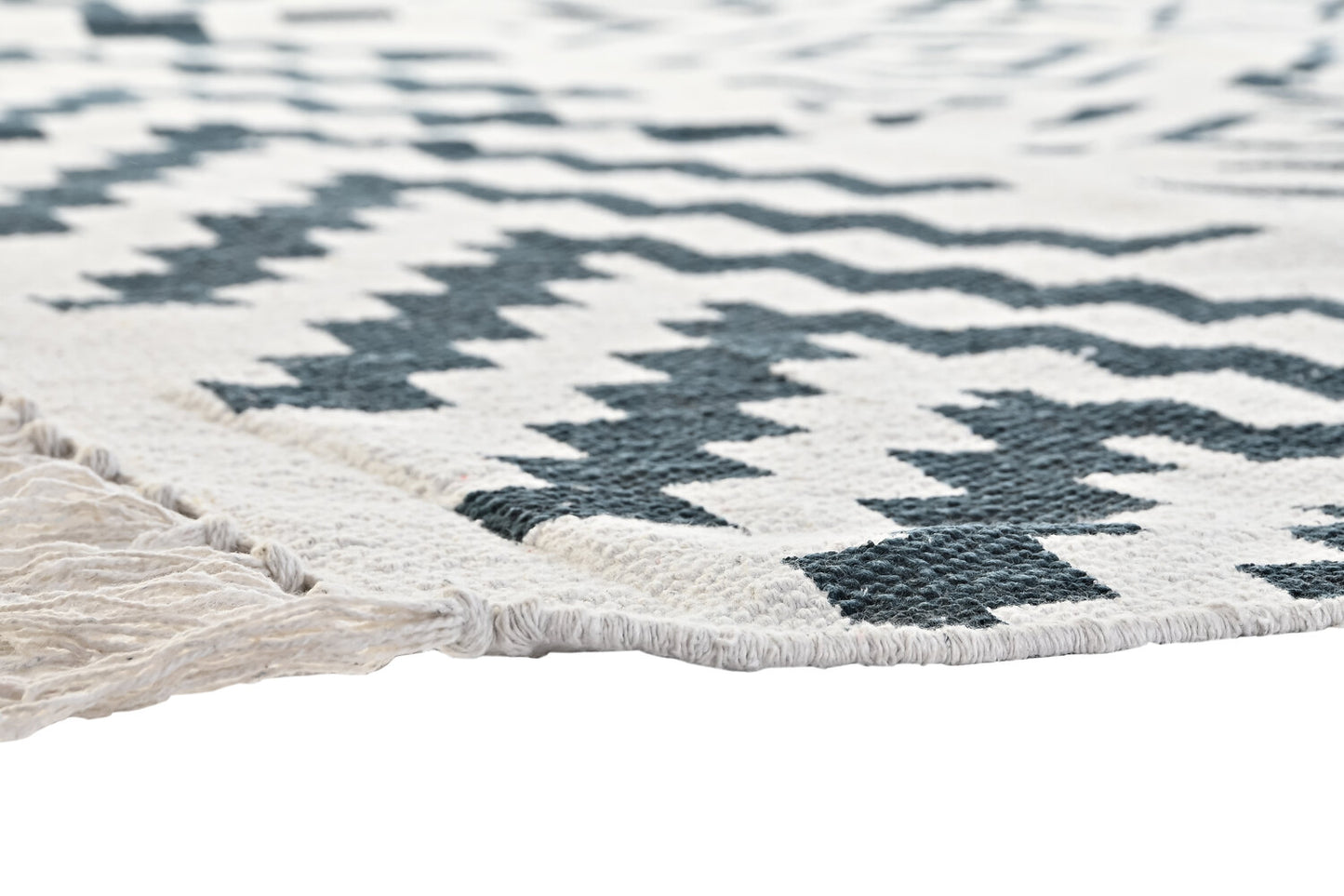 ALFOMBRA ALGODON 160X230X1 NEGRO