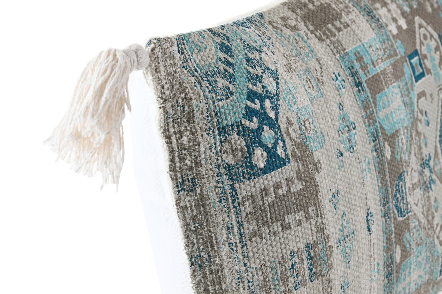 COJIN ALGODON 60X10X30 850 GR: FLECOS AZUL