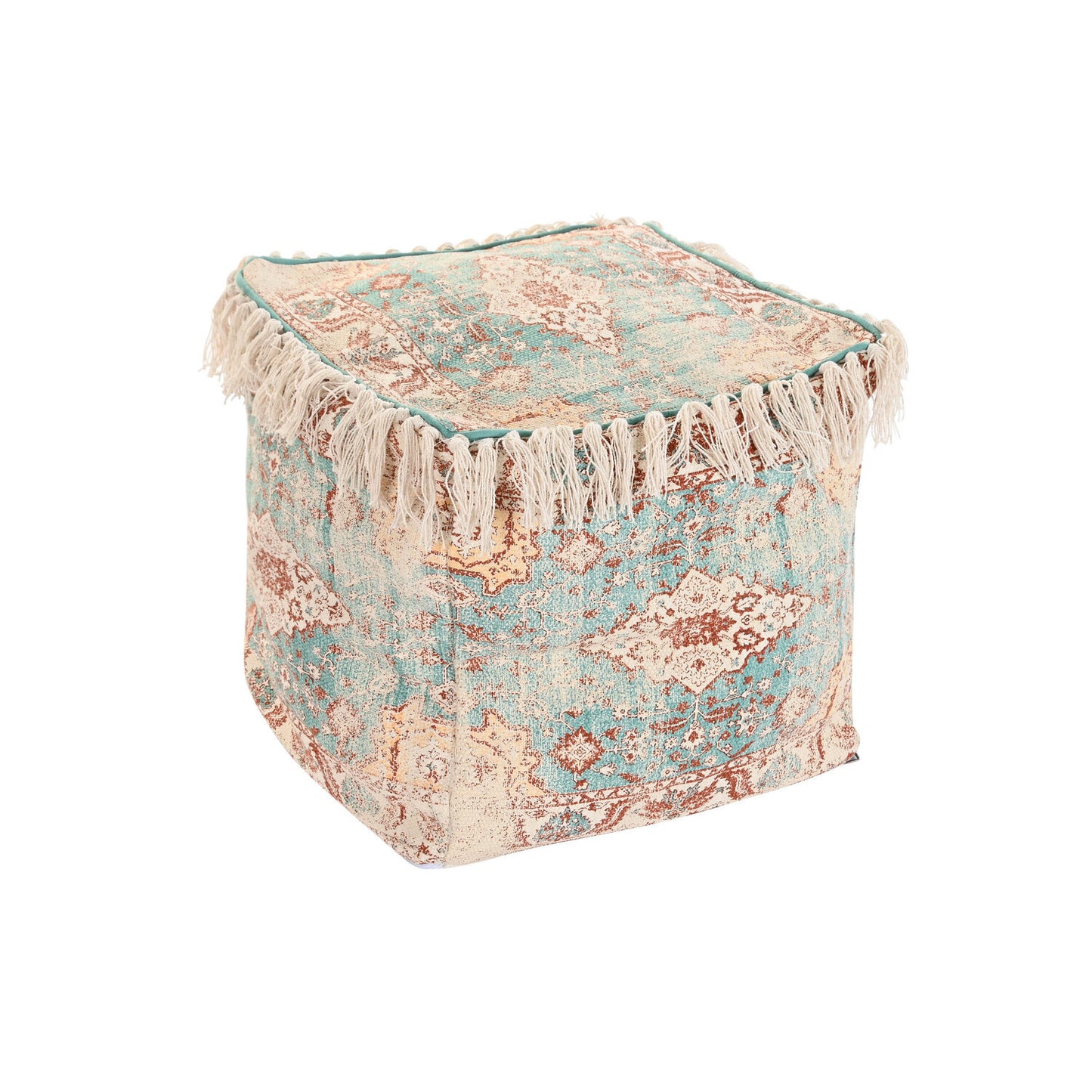 COJIN SUELO ALGODON 40X40X40 1600 GR: FLECOS VERDE