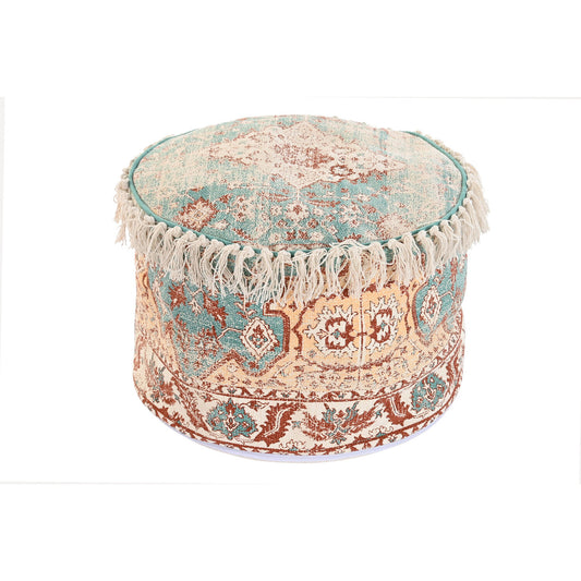 COJIN SUELO ALGODON 46X46X37 FLECOS VERDE