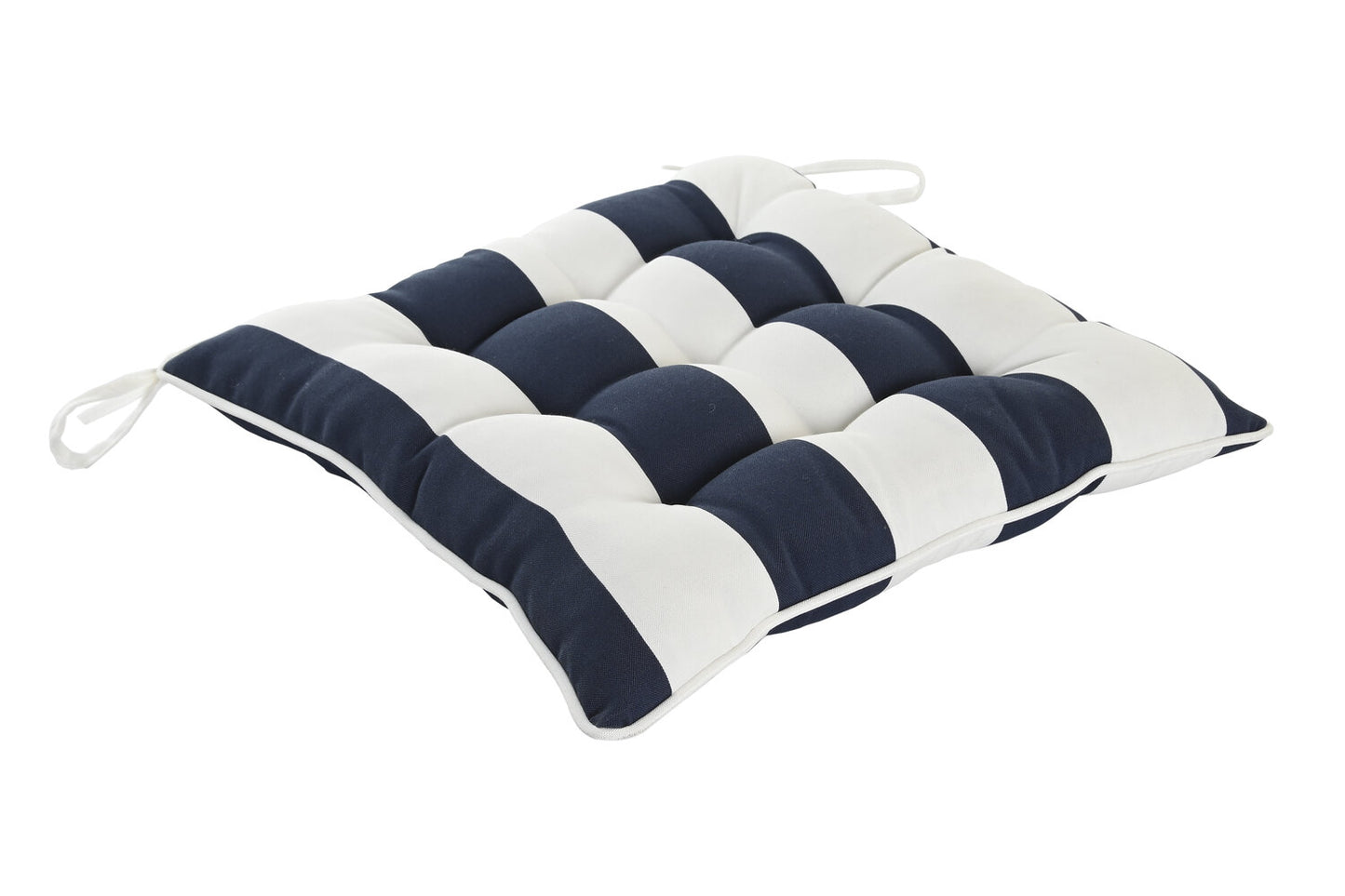 COJIN SILLA POLIESTER 40X40X7 430 GR: RAYAS