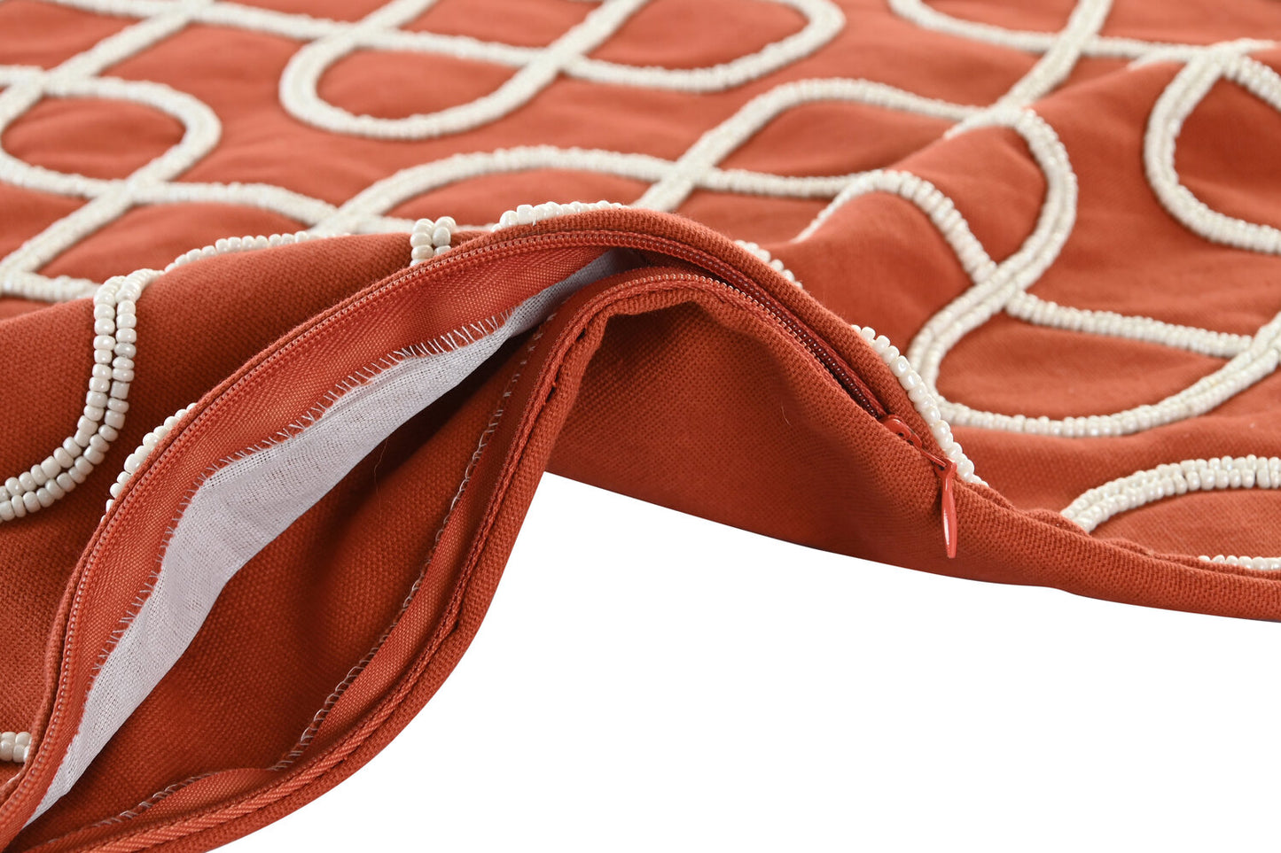 FUNDA COJIN ALGODON 60X1X40 TERRACOTA