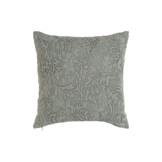 FUNDA COJIN ALGODON 50X1X50 FLORAL VERDE