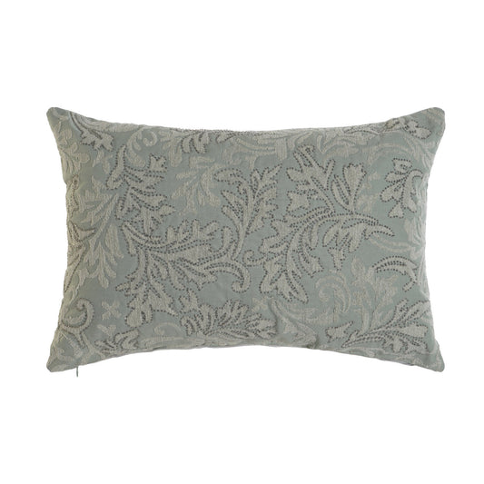 FUNDA COJIN ALGODON 60X1X40 FLORAL VERDE