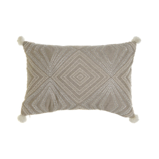 FUNDA COJIN ALGODON 60X1X40 GRIS