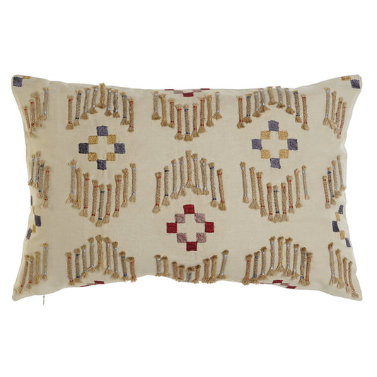 FUNDA COJIN ALGODON 60X1X40 BEIGE