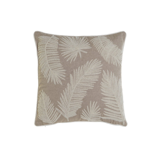 FUNDA COJIN ALGODON 50X1X50 HOJAS MARRON