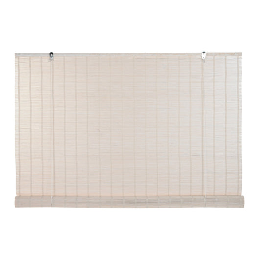 ESTOR BAMBU 120X2X175 ENROLLABLE BARNIZADO BLANCO