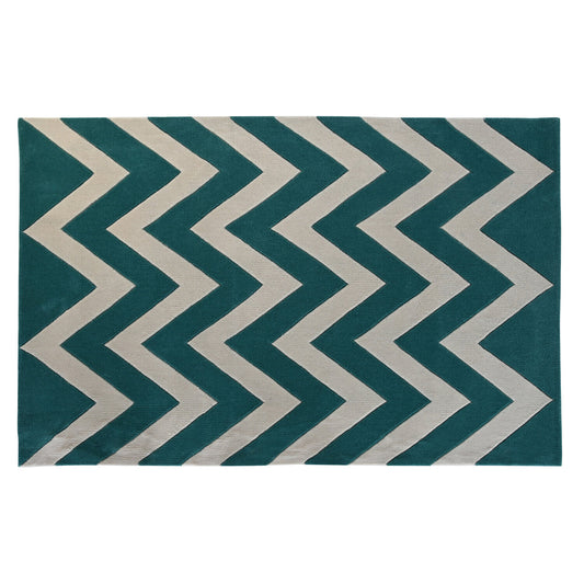 ALFOMBRA POLIESTER 120X180X2 1800 GSM ZIGZAG
