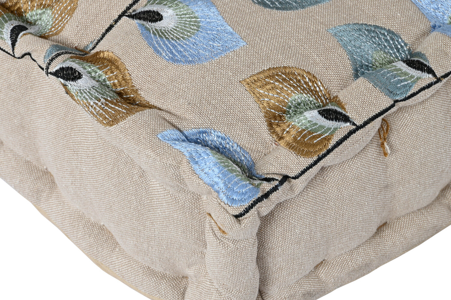 SILLON SET 4 ALGODON 150X76X20 DOBLE AZUL