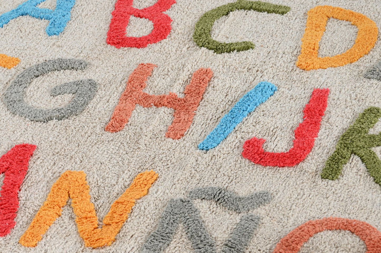 ALFOMBRA ALGODON 100X150X1:5 1700 GSM ABECEDARIO