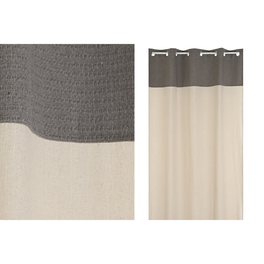 CORTINA ALGODON 140X260X260 ANILLAS NATURAL