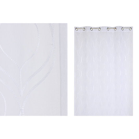 CORTINA POLIESTER 140X260X260 BORDADA ANILLAS