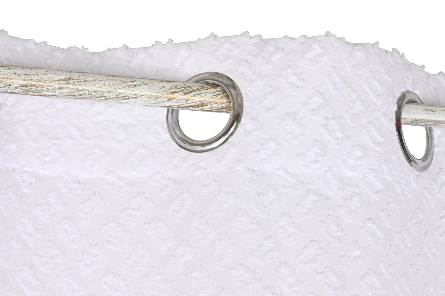 CORTINA POLIESTER 140X260X260 BORDADO BLANCO