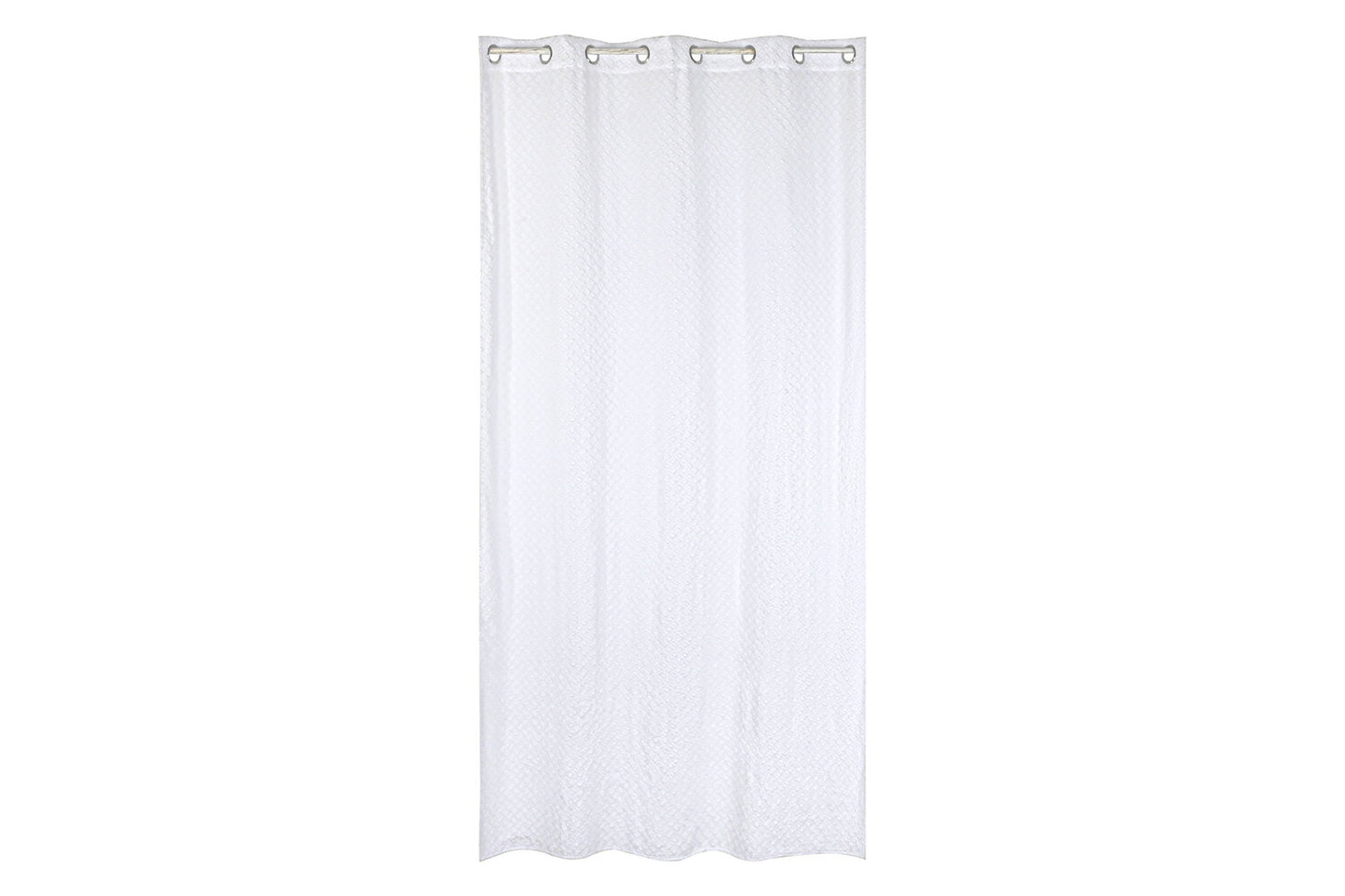 CORTINA POLIESTER 140X260X260 BORDADO BLANCO