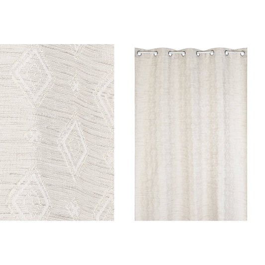 CORTINA POLIESTER 140X260X260 JAQUARD 8 ANILLAS