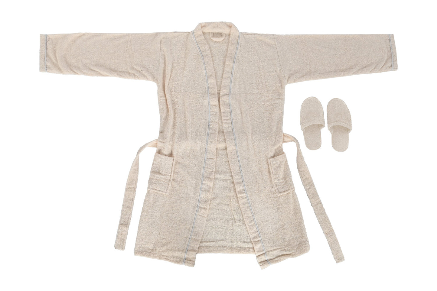 ALBORNOZ SET 2 ALGODON 63X1X120 400GSM HOMBRE