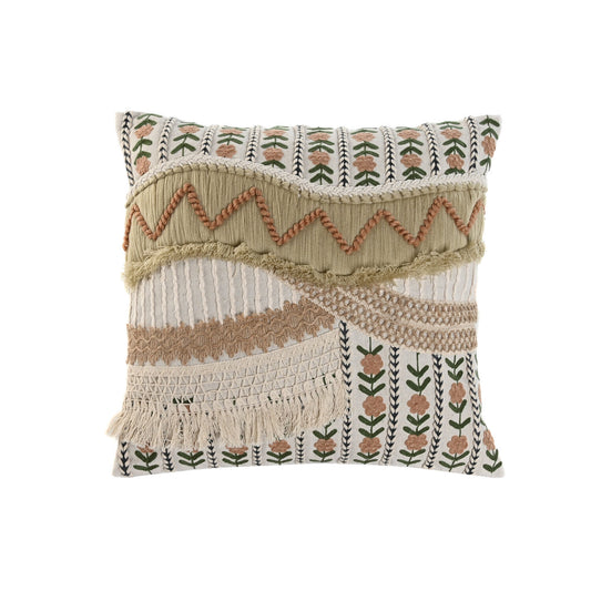 COJIN ALGODON 45X45 604 GR: BORDADO A MANO