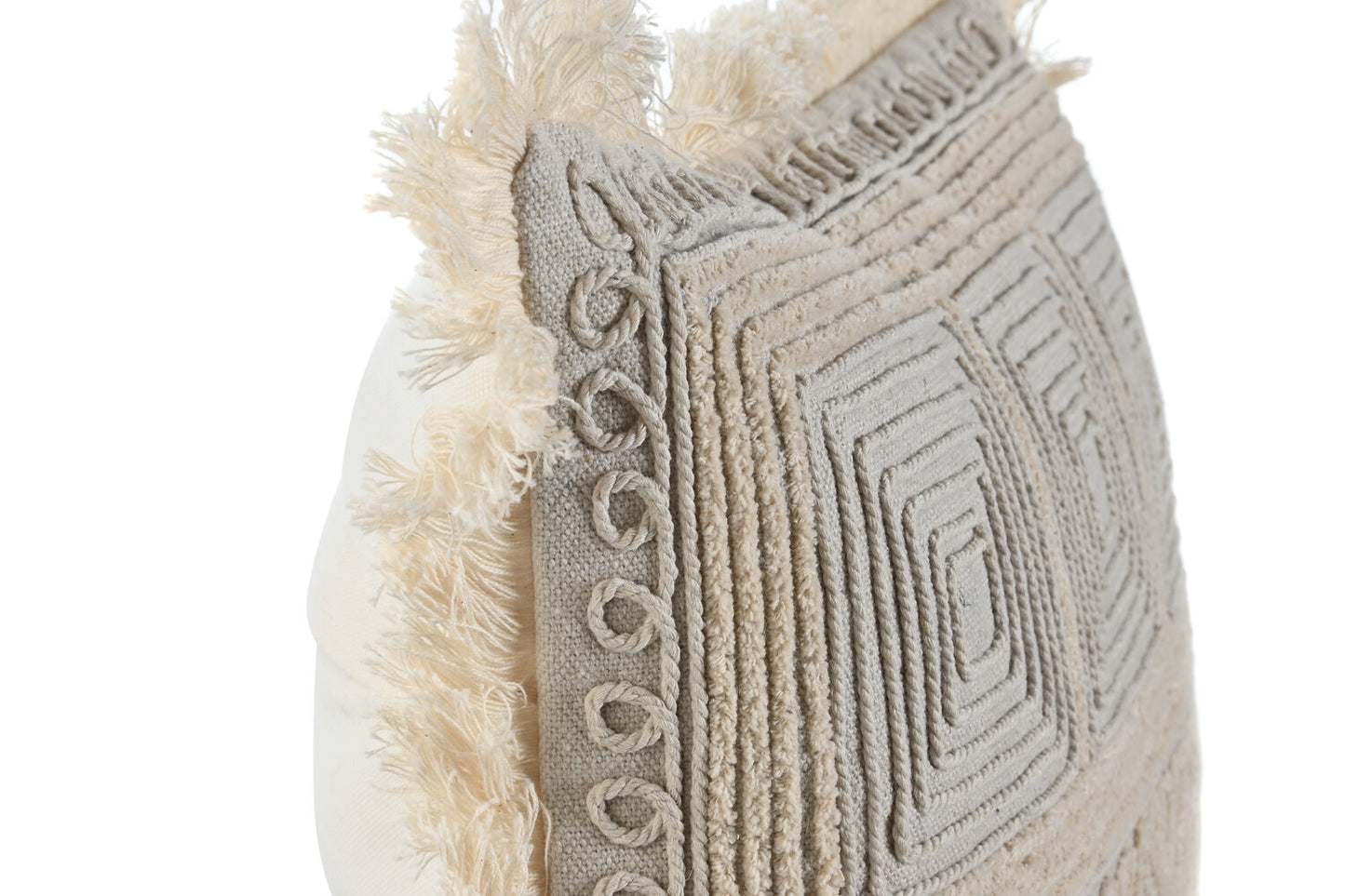 COJIN ALGODON 45X45 614 GR: BORDADO A MANO