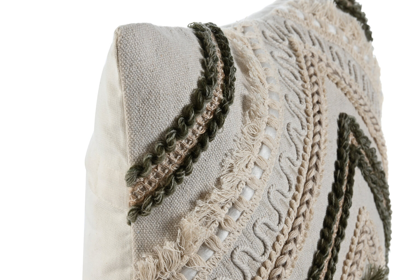 COJIN ALGODON 45X45 576 GR: BORDADO A MANO