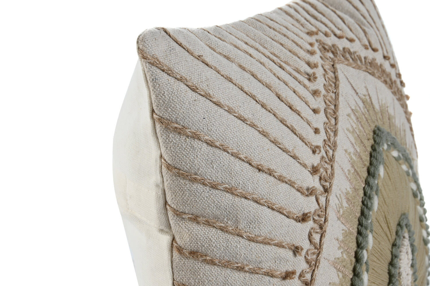 COJIN ALGODON 45X45 596 GR: BORDADO A MANO