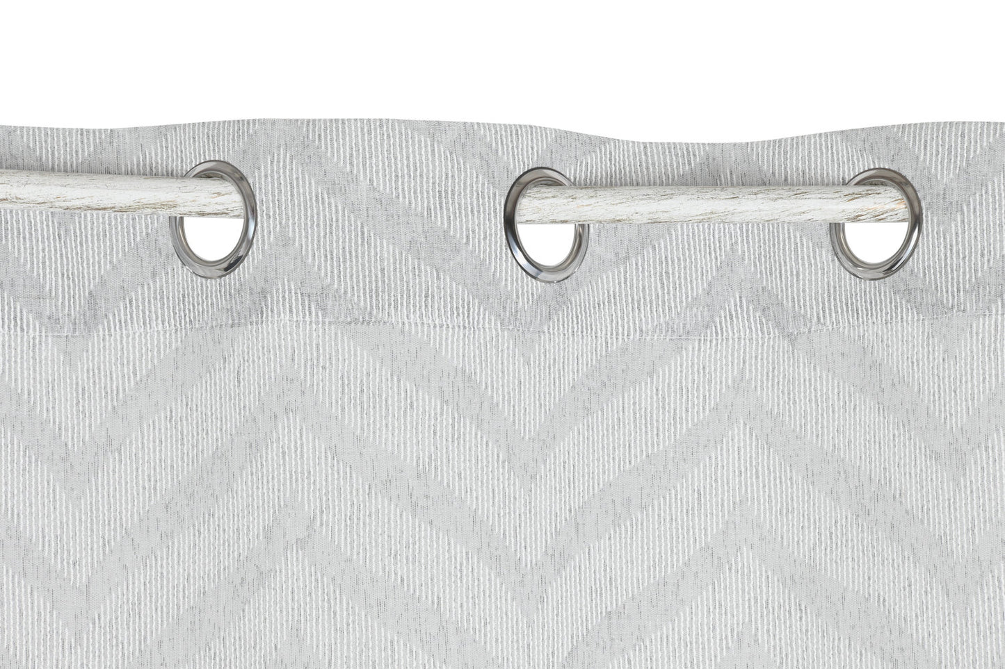 CORTINA POLIESTER 140X260 8 ANILLAS GRIS CLARO