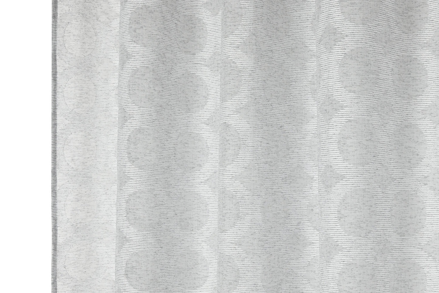 CORTINA POLIESTER 140X260 8 ANILLAS GRIS CLARO