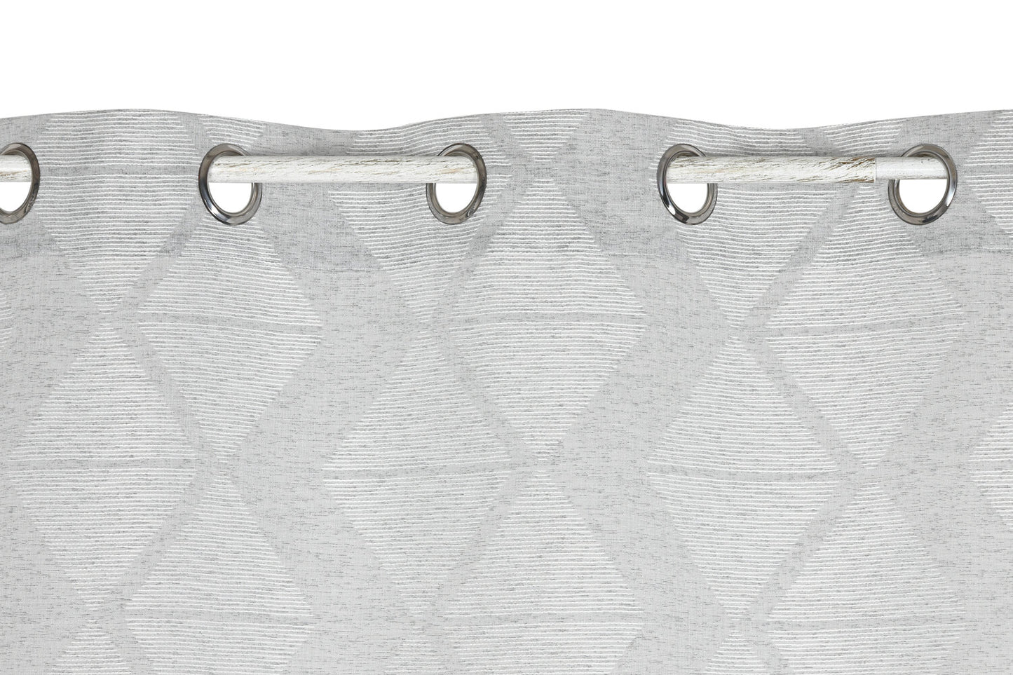 CORTINA POLIESTER 140X260 8 ANILLAS GRIS CLARO