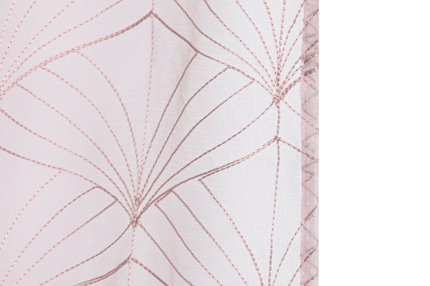 CORTINA POLIESTER 140X260 8 ANILLAS ROSA PALO