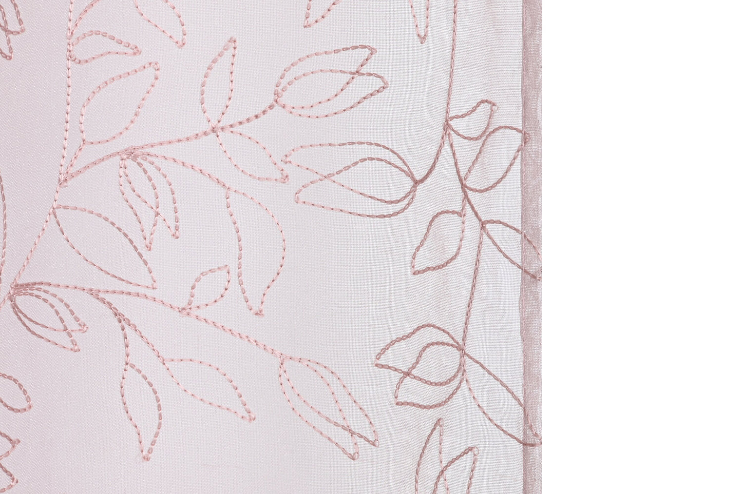 CORTINA POLIESTER 140X260 8 ANILLAS ROSA PALO